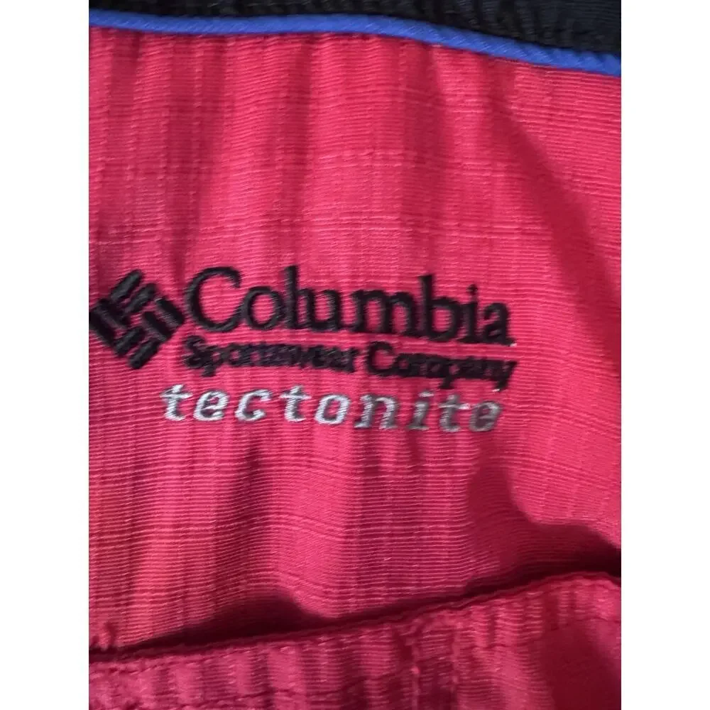 Columbia Vintage Red Tectonite Fleece Lined Hooded Snowsuit Size 2-3 Toddler